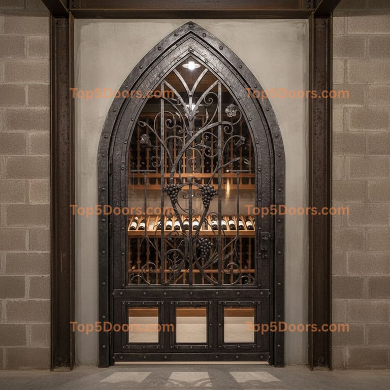 Delaware wine cellar door industrial Door