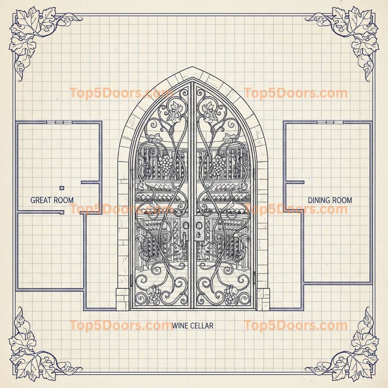 Delaware wine cellar door tuscan Door