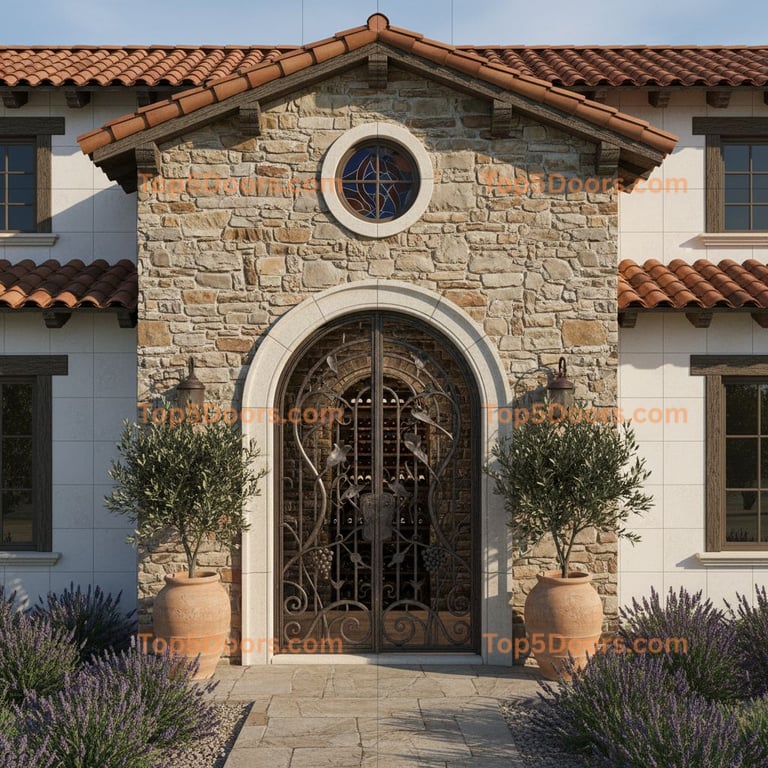 Delaware wine cellar door mediterranean Door