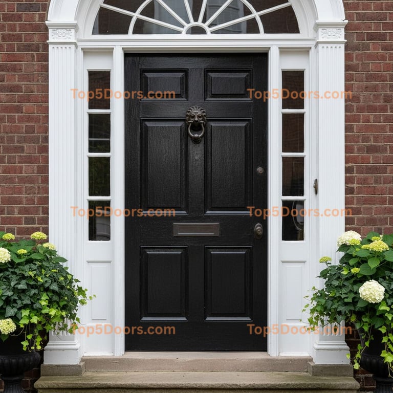 black front door georgian Door