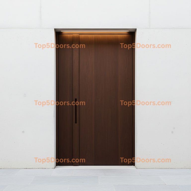 brown front door minimalist Door