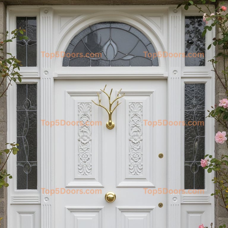 white front door victorian Door