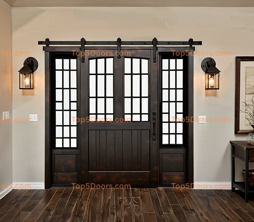 Oklahoma barn door cape cod Door