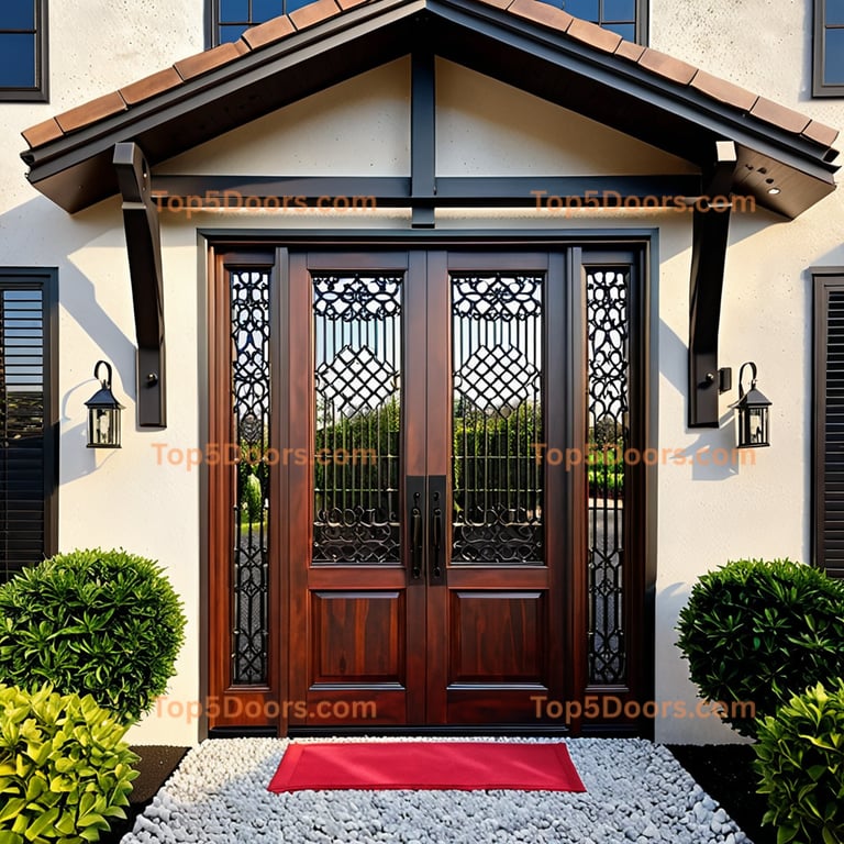 Florida barn door korean modern Door