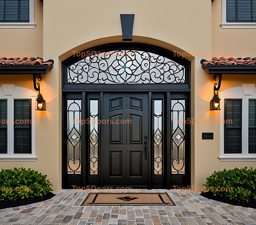 Florida barn door tuscan Door