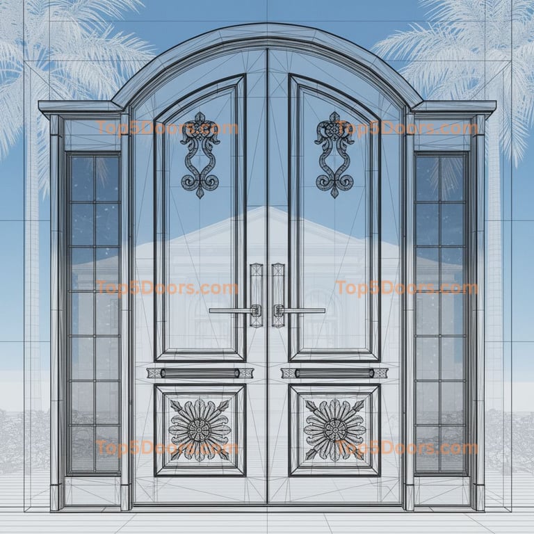 Florida double georgian Door