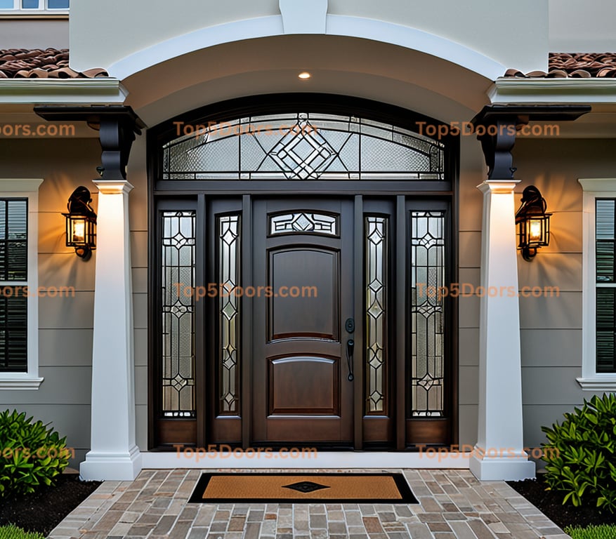Florida glass paneled craftsman Door