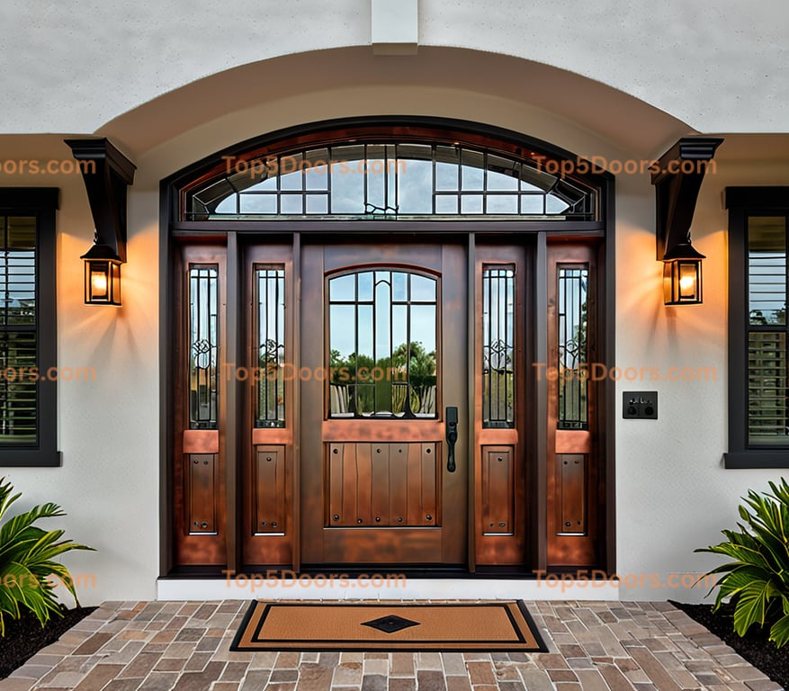 Florida pivot craftsman Door