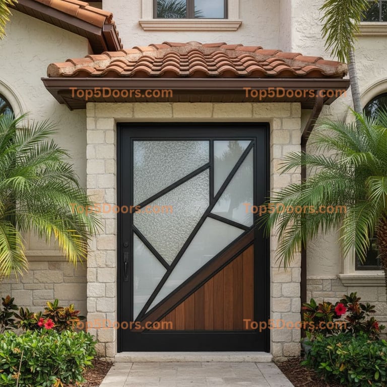 Florida wine cellar door traditional american Door