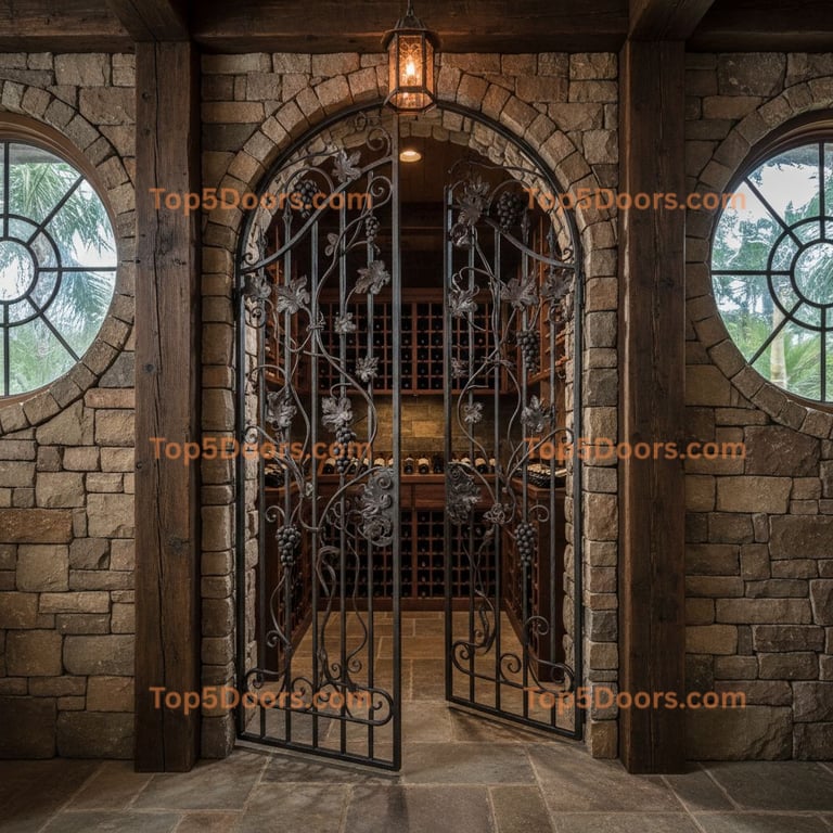 Florida wine cellar door mountain lodge Door