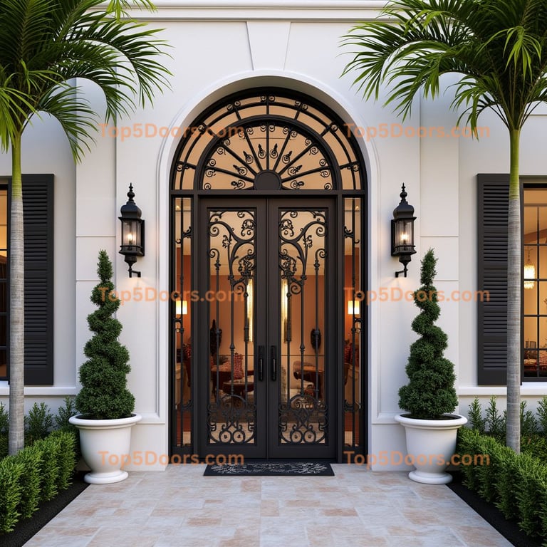 Florida wine cellar door scandinavian Door