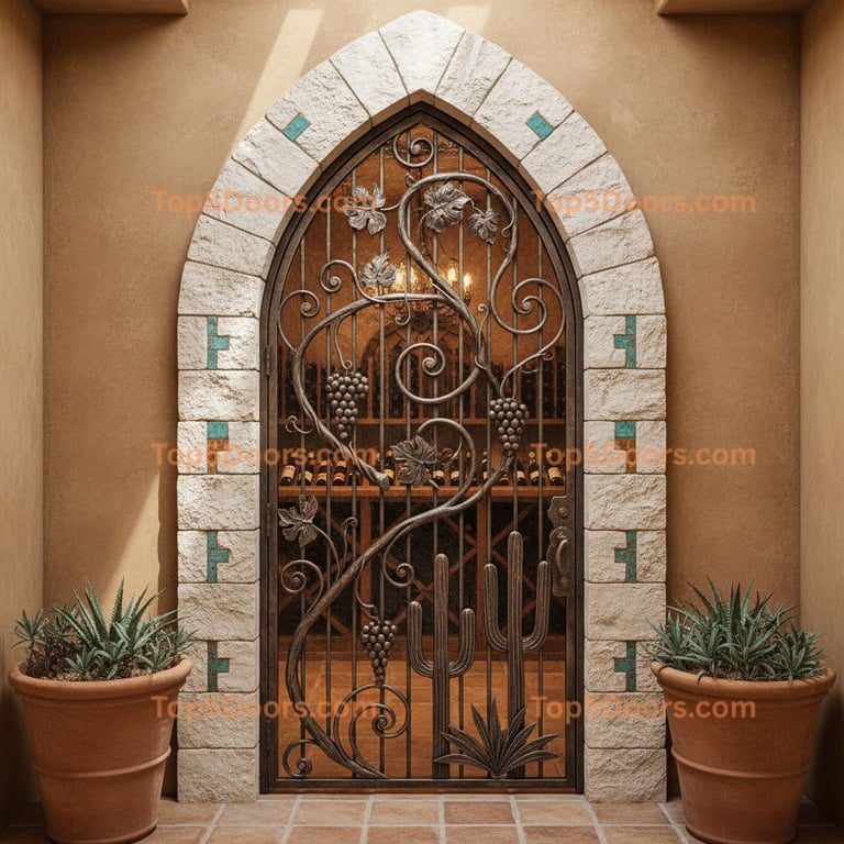 Florida wine cellar door southwestern Door