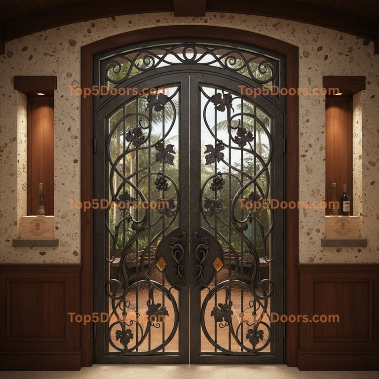 Florida wine cellar door craftsman Door