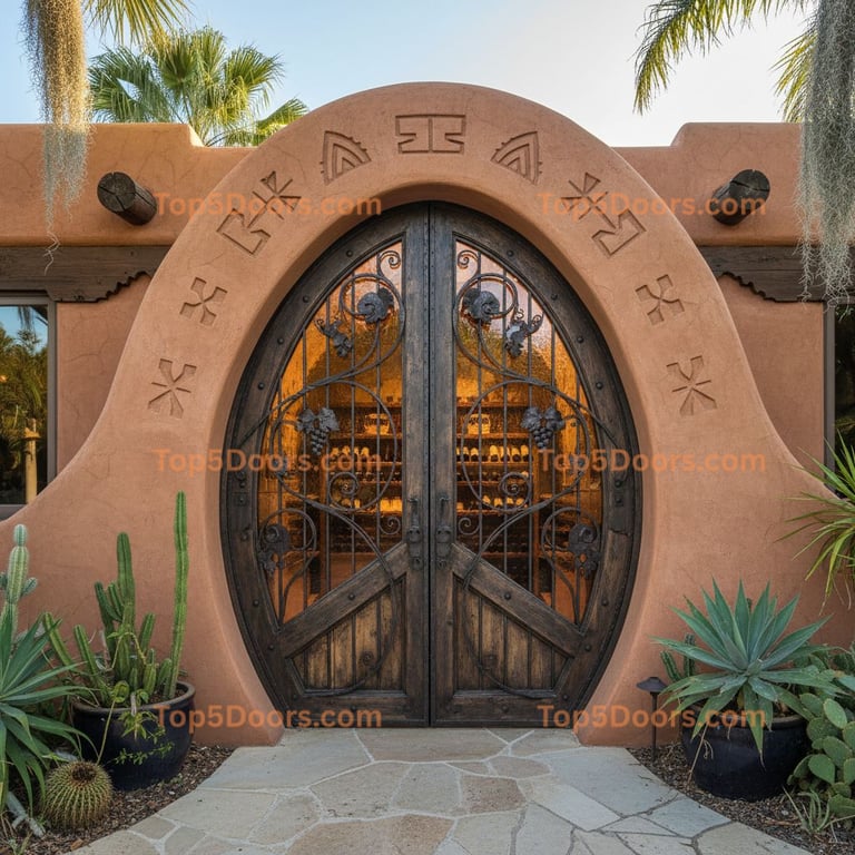 Florida wine cellar door southwestern Door