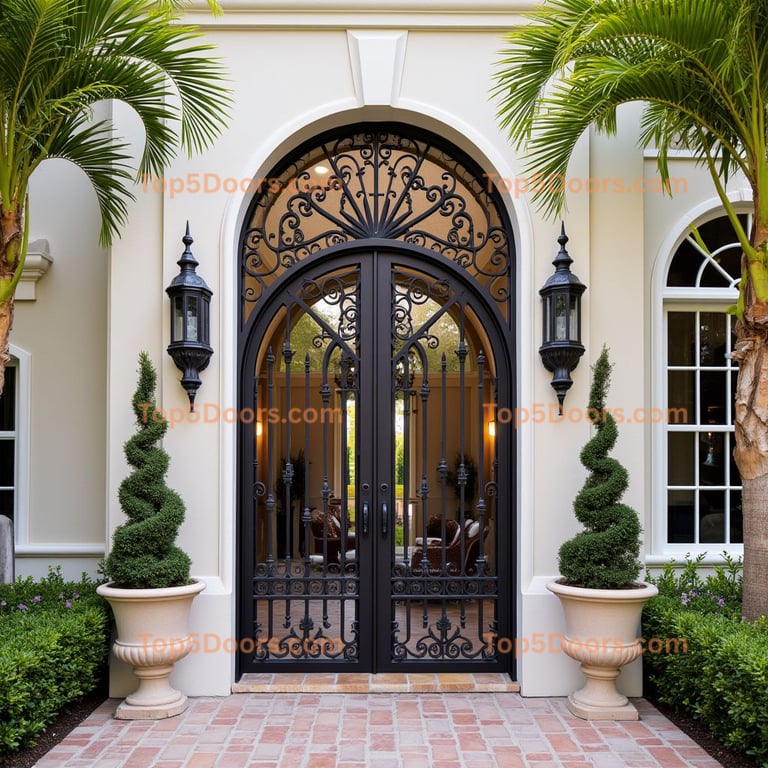 Florida wine cellar door spanish colonial Door