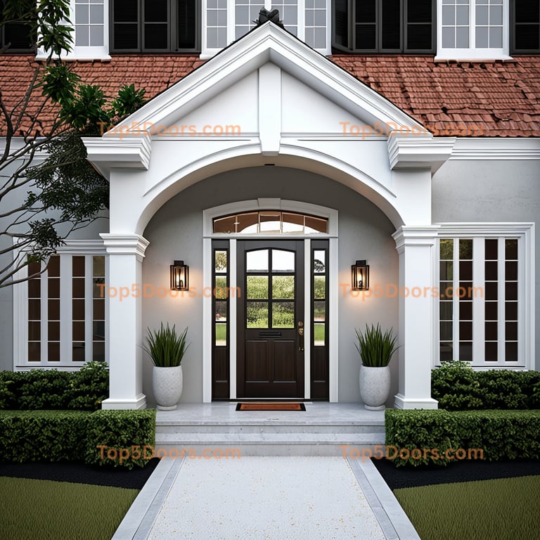 Georgia arched single minimalist Door