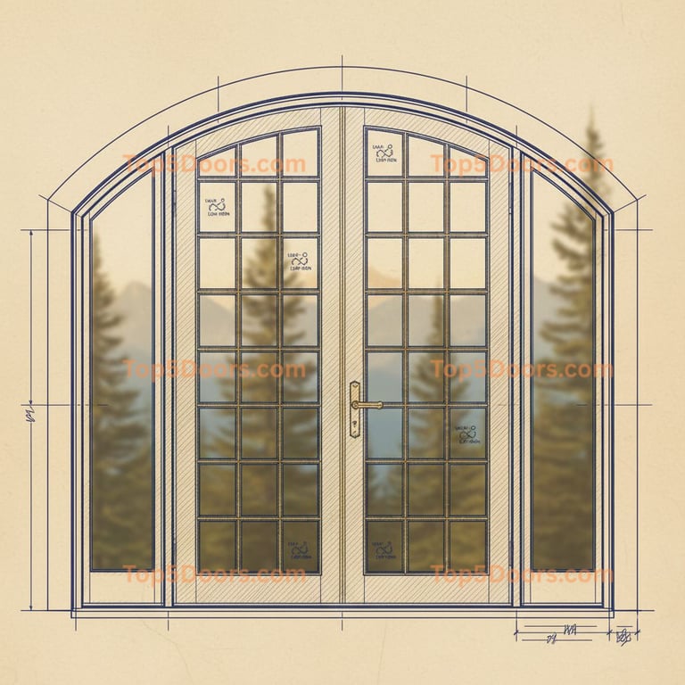 Georgia patio door mountain lodge Door