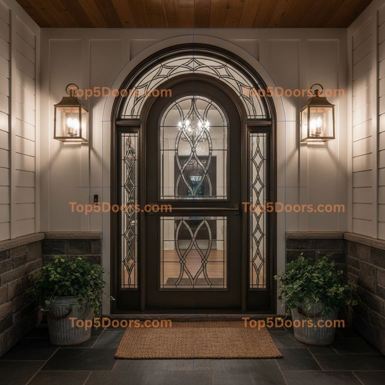 Georgia pivot contemporary Door