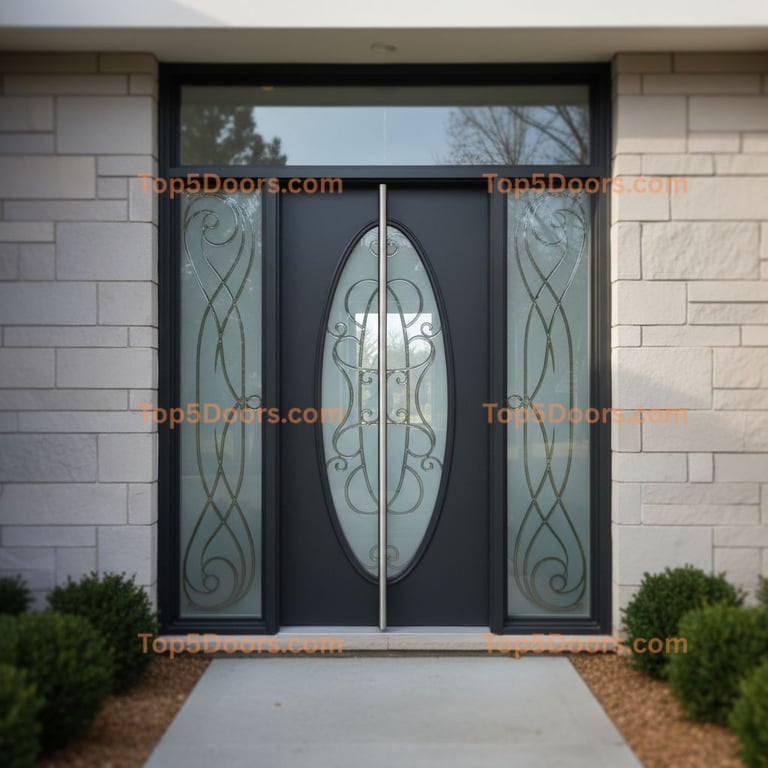 Georgia pivot minimalist Door