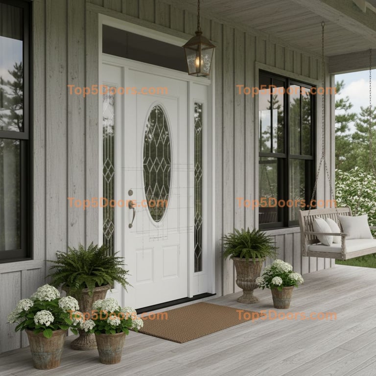 Georgia single japanese zen Door