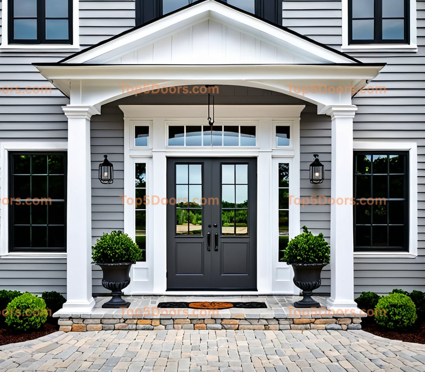 Georgia steel frame cape cod Door