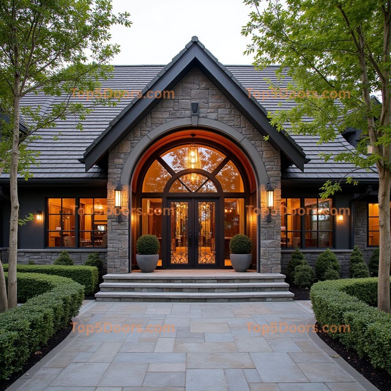 Georgia wine cellar door japanese zen Door