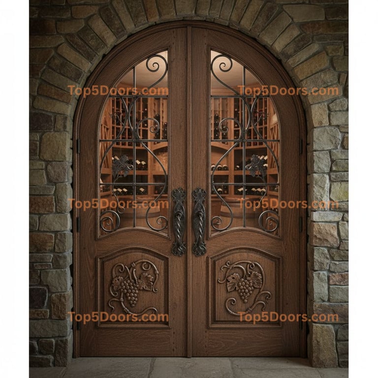Georgia wine cellar door french country Door