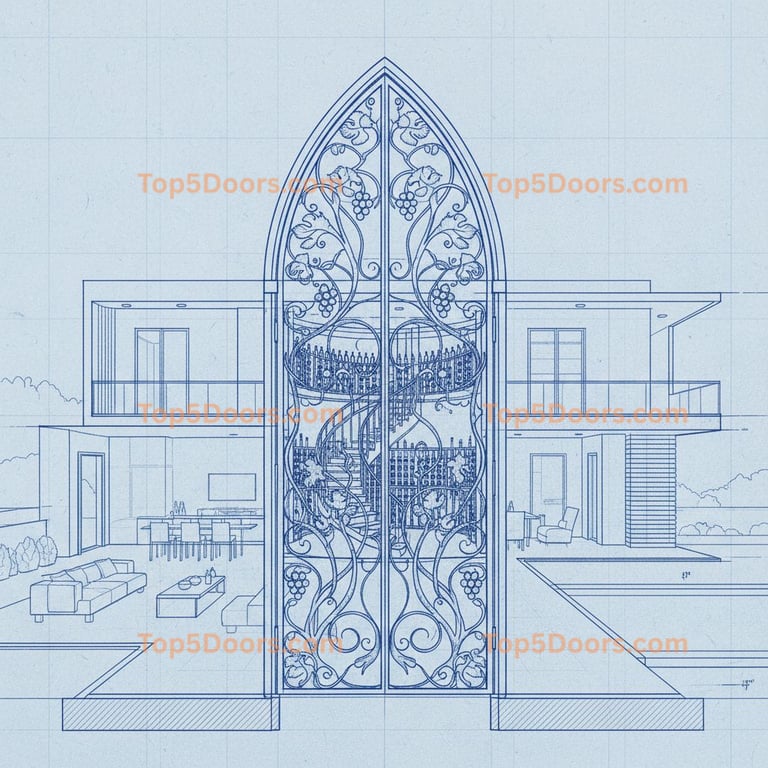 Georgia wine cellar door modern Door