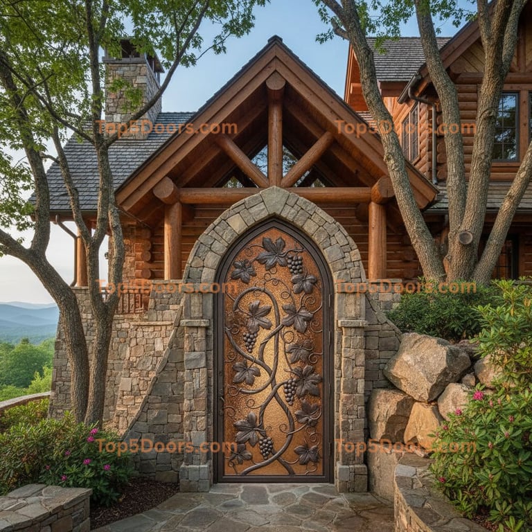 Georgia wine cellar door mountain lodge Door