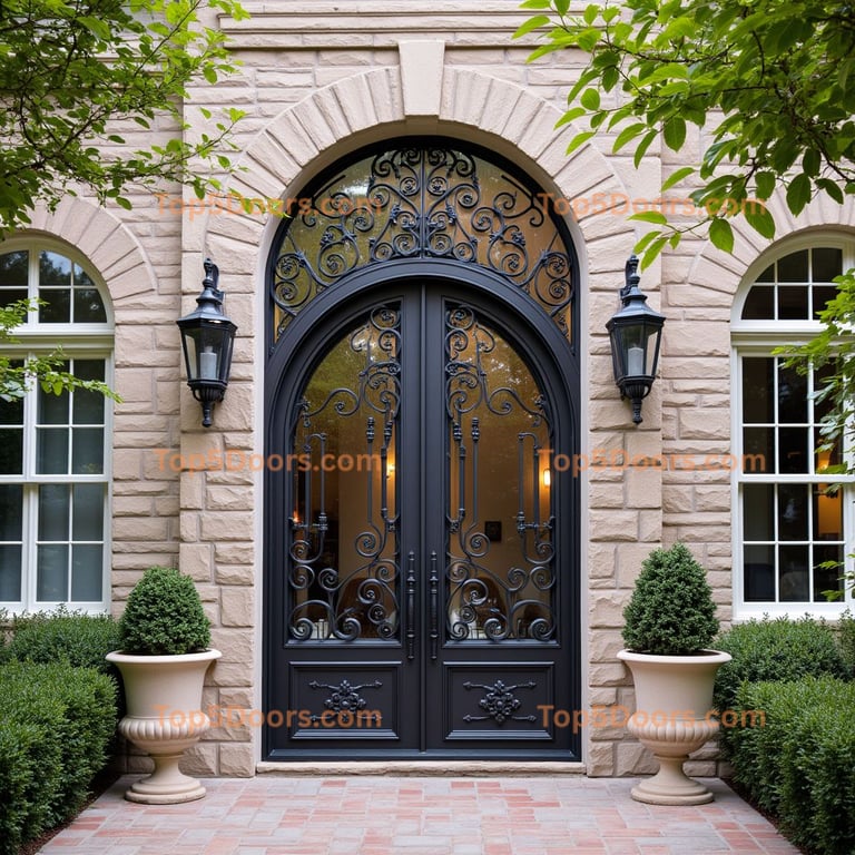Georgia wine cellar door french provincial Door