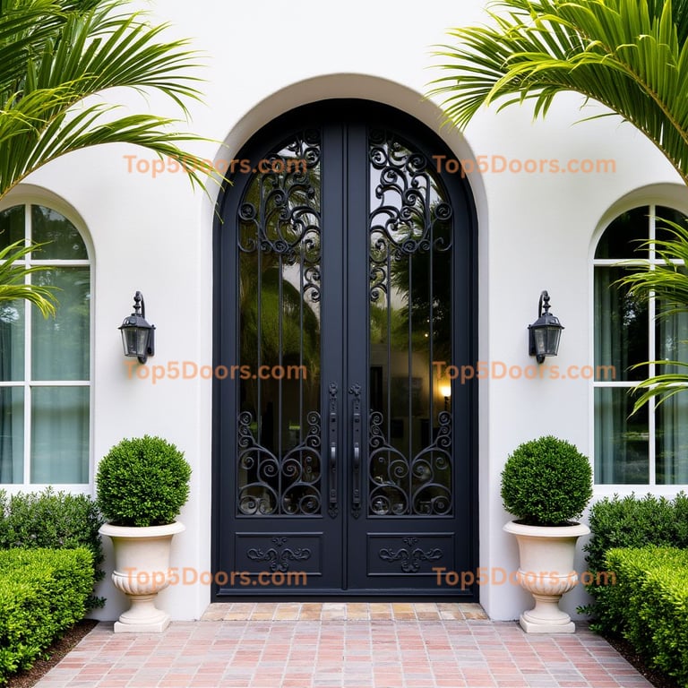 Georgia wine cellar door spanish colonial Door