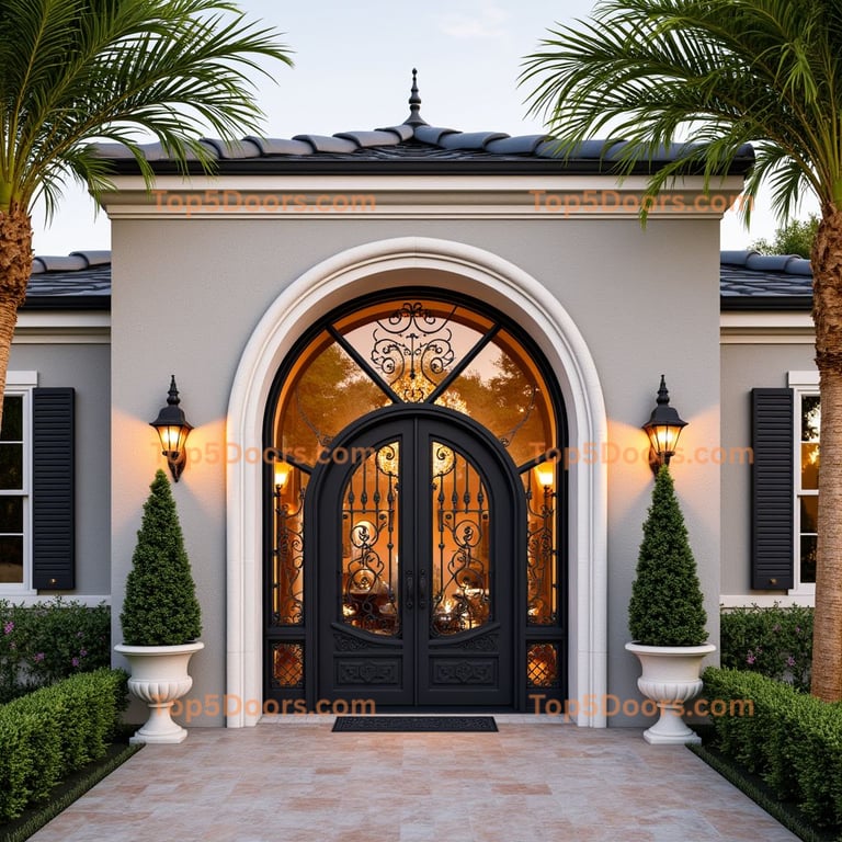 Georgia wine cellar door spanish colonial Door