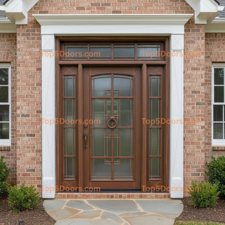 Georgia wrought iron arched single traditional american