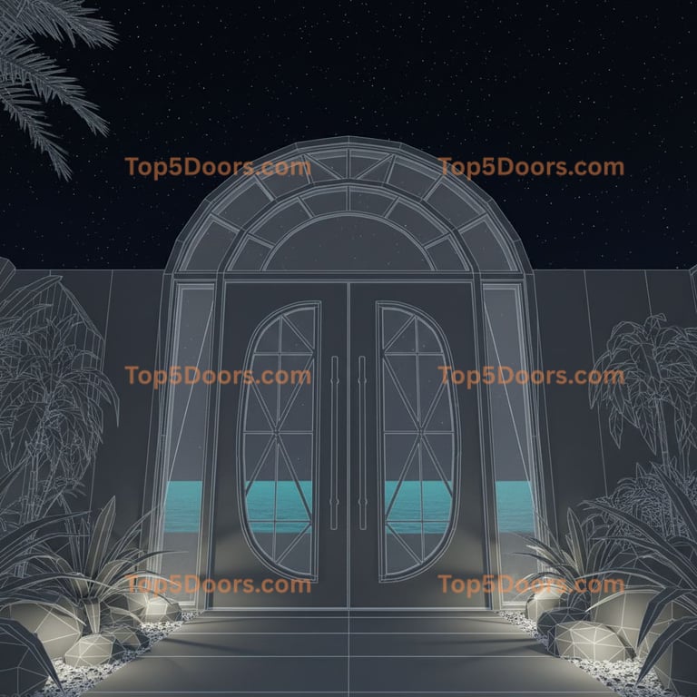 Hawaii double minimalist Door