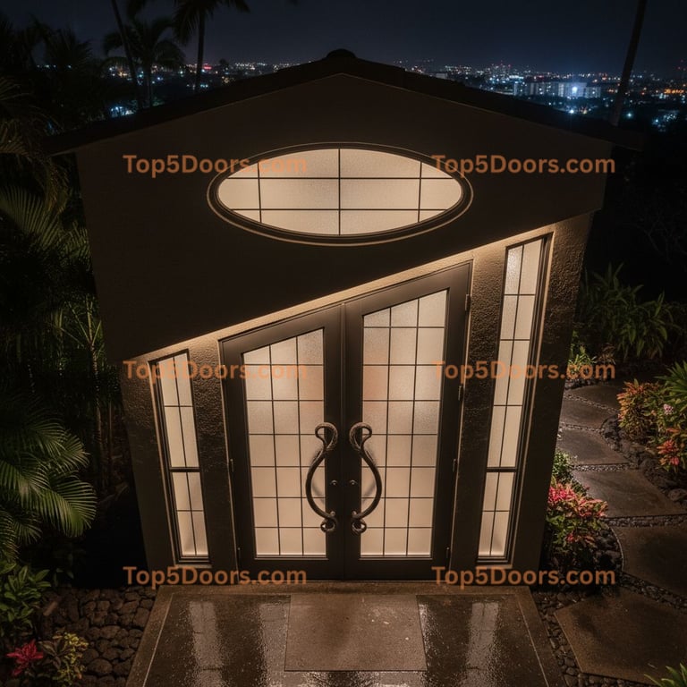 Hawaii double industrial Door