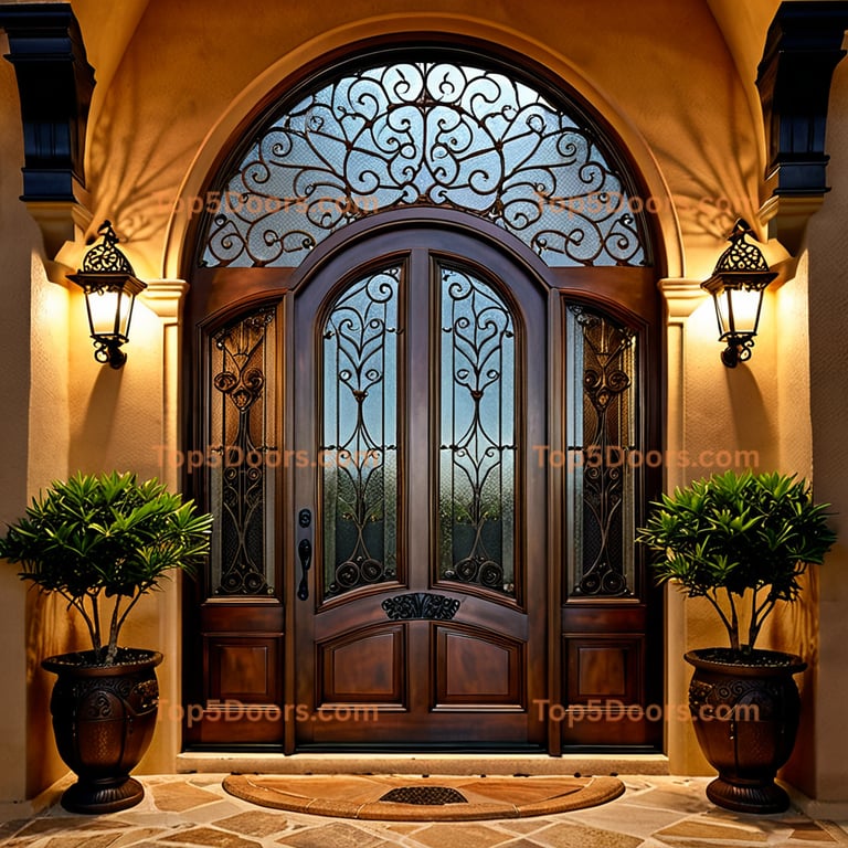 Hawaii entry door mediterranean Door