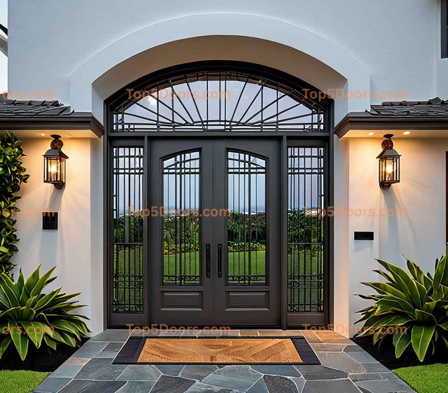 Hawaii french door scandinavian Door