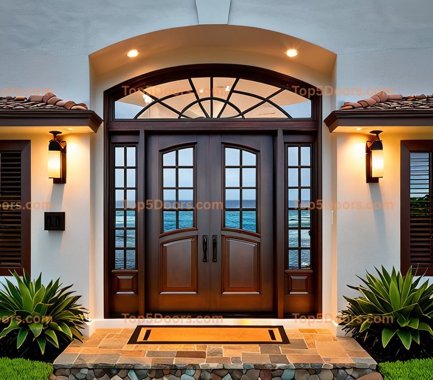 Hawaii french door coastal Door