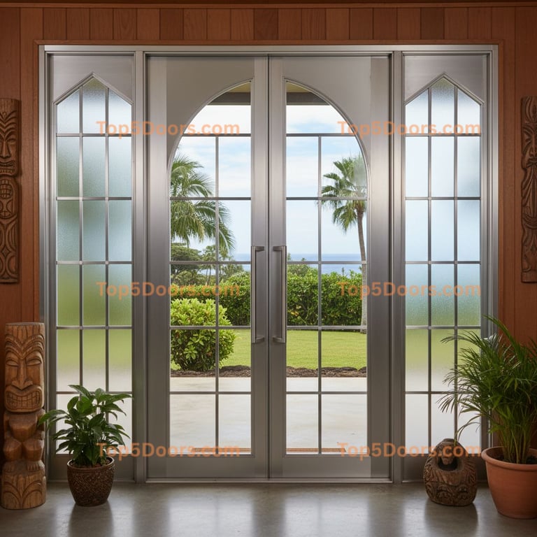 Hawaii patio sliding door mid-century modern Door