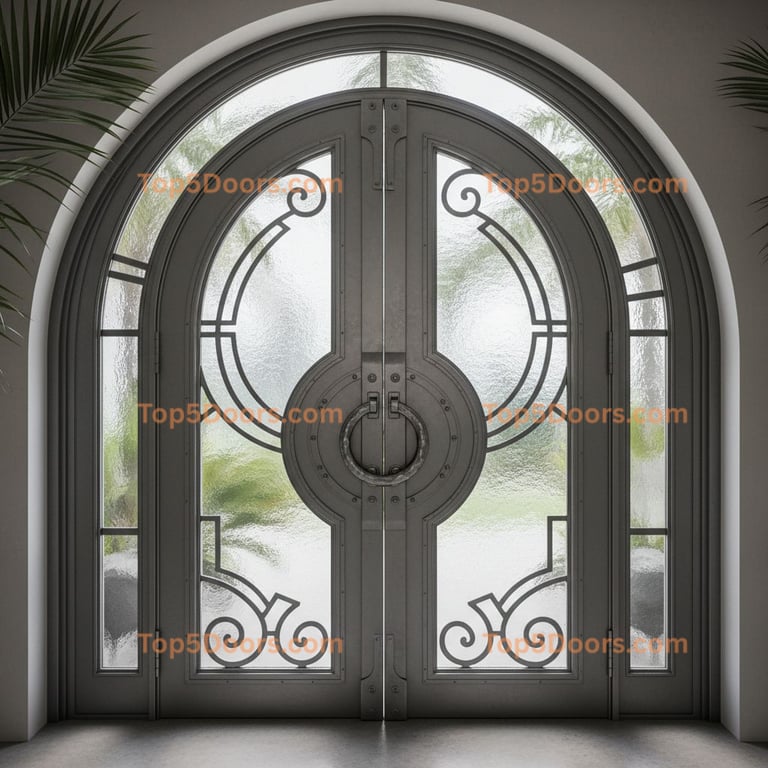Hawaii pivot korean modern Door