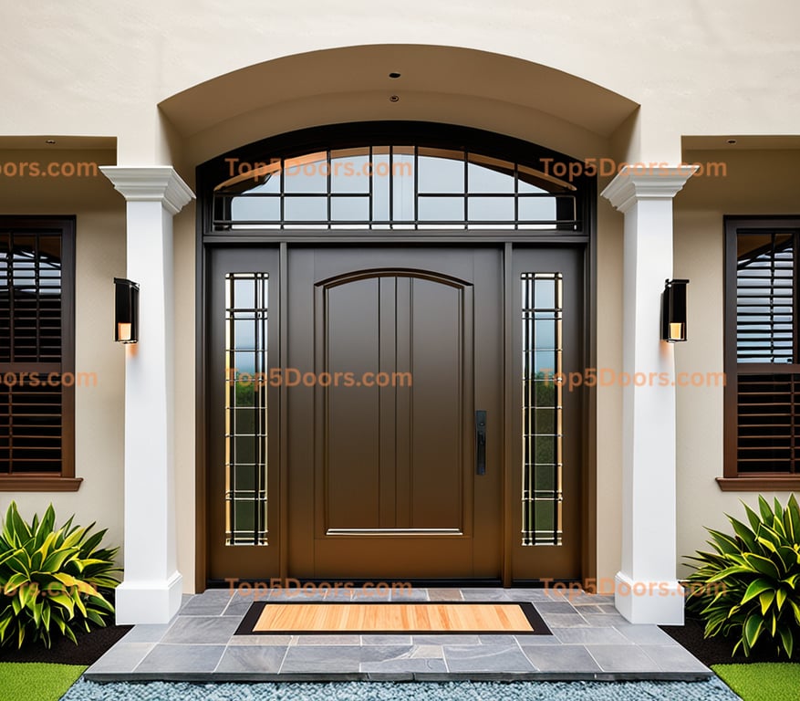 Hawaii pivot contemporary Door