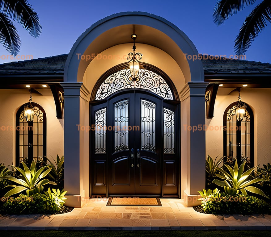 Hawaii pivot traditional american Door