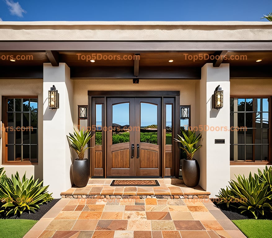Hawaii pivot southwestern Door