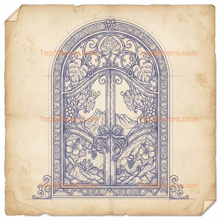 Hawaii wine cellar door mountain lodge Door