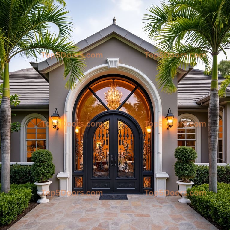 Hawaii wine cellar door french provincial Door