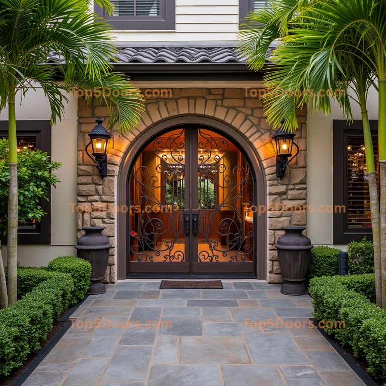 Hawaii wine cellar door japanese zen Door