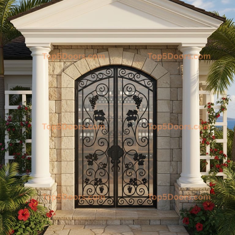 Hawaii wine cellar door georgian Door