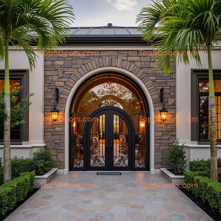 Hawaii wine cellar door industrial Door