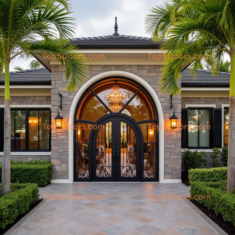 Hawaii wine cellar door modern Door