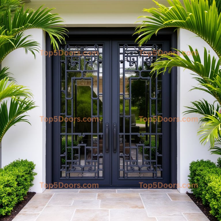 Hawaii wine cellar door modern farmhouse Door